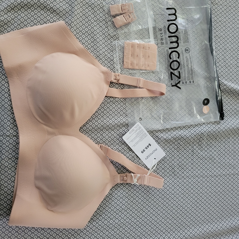 Nude momcozy xl nursing bra